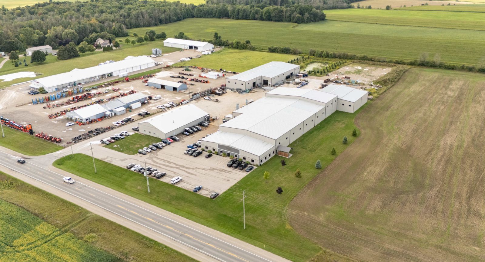 Dynamic Millwrights Inc. aerial view 